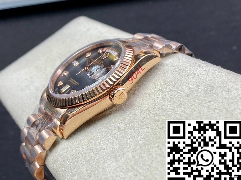 118235 Rose GM 36MM Date Factory Day Rolex Gold 0906